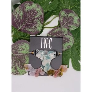 FINAL PRICE! I.N.C. Acrylic Flower Hoops